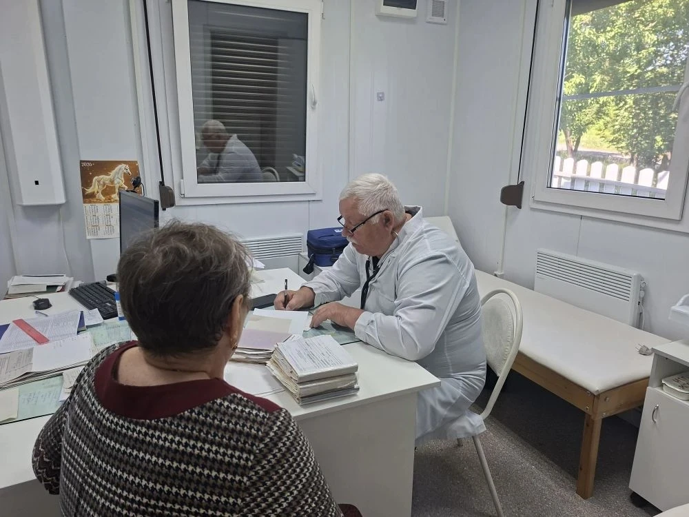 Врачи районной больницы посетили ФАПы сёл Митрофаново и Тимирязево
